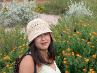 leenie with butterflies 